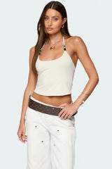 Radley Bead Halter Top