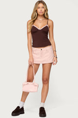 Sukie Denim Mini Skort