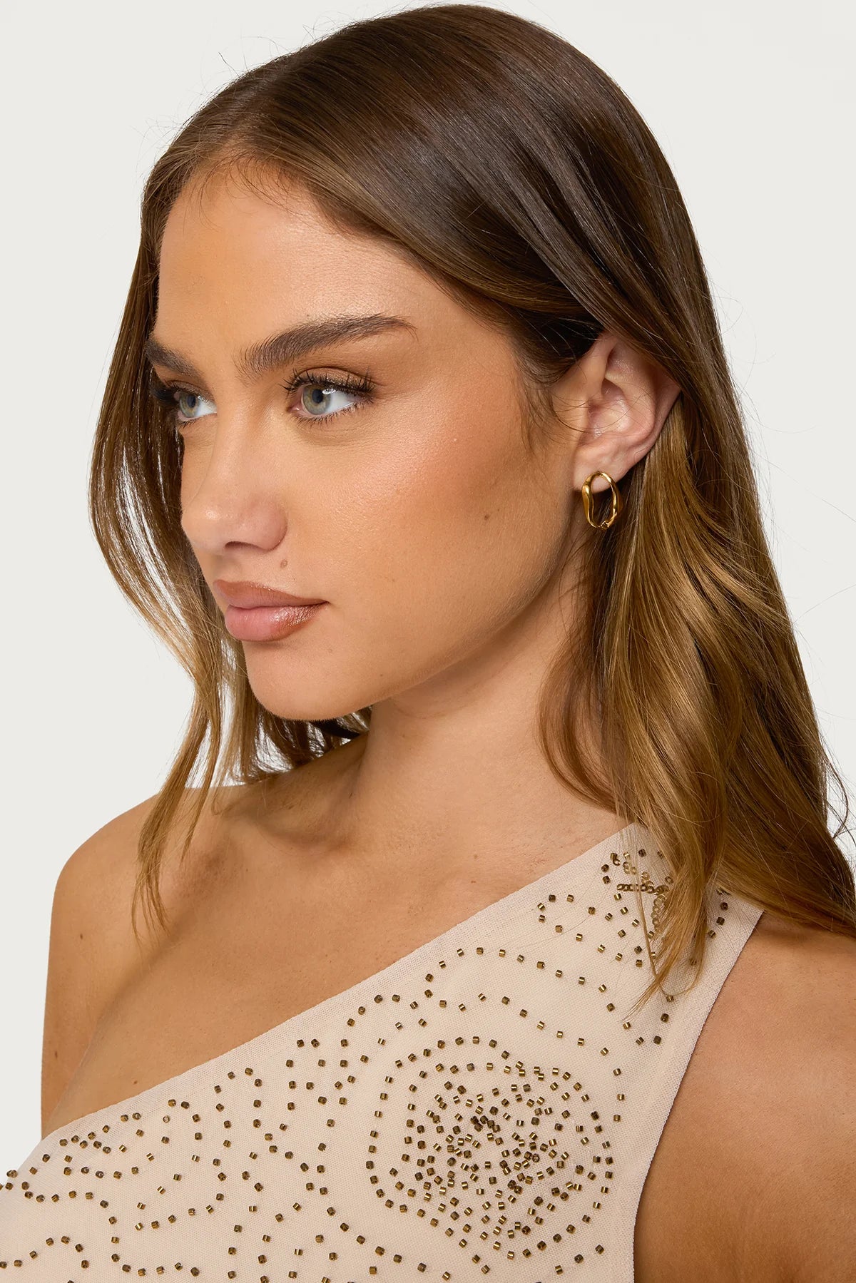 Effortless Abstract Stud Earrings