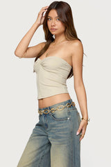 Lian Twist Front Tube Top