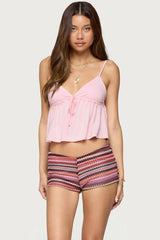 Sunrise Babydoll Tank Top