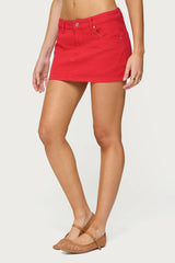 Arbel Denim Mini Skirt