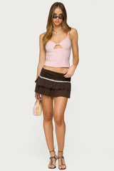 Katarina Ruffle Mini Skirt