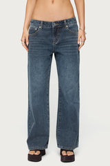 Petite Ace Low Rise Baggy Jeans