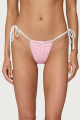 Leigh Polka Dot String Bikini Bottom