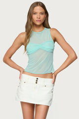 Erica Sheer Gathered Top