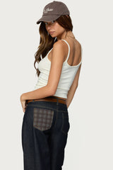 Aspyn V Neck Ribbed Tank Top