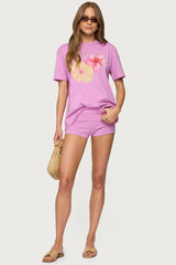 Fleur Fold Over Shorts