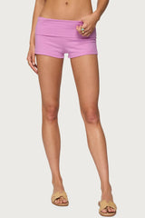 Fleur Fold Over Shorts