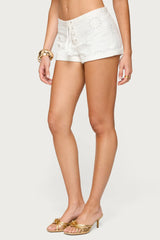 Trisha Tassle Eyelet Shorts