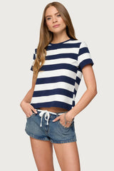 Valetta Oversized Striped T Shirt