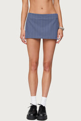 Frankey Pinstripe Mini Skort