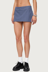 Frankey Pinstripe Mini Skort