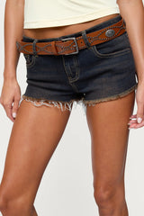 Orion Studded Faux Leather Belt