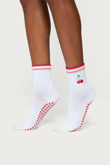 Pilates Cherry Socks