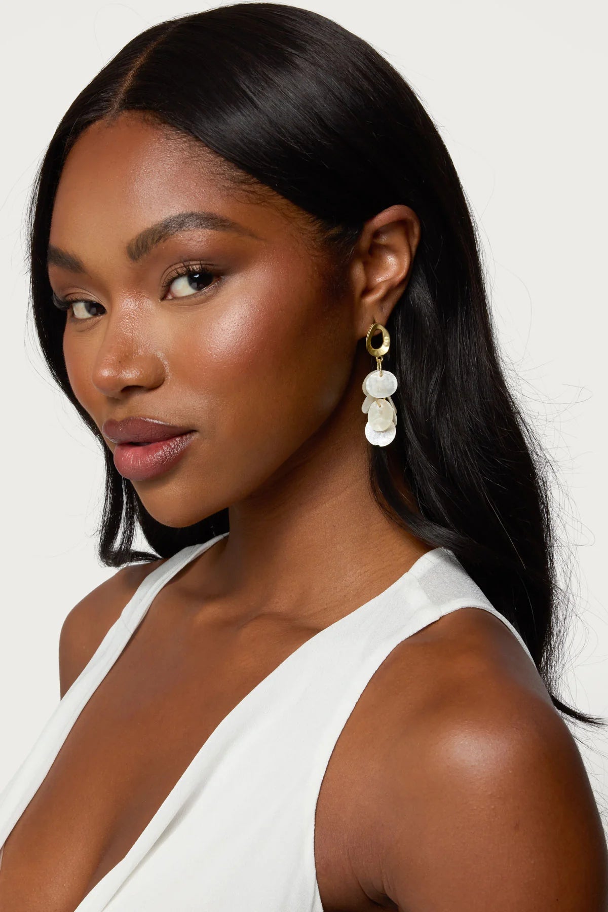 Iridescent Charm Dangling Earrings