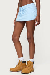 Bayside Slitted Micro Skort