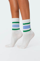 Triple Striped Socks