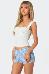 Marcella Wide Strap Corset