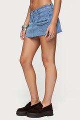 Lury Denim Mini Skort
