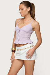 Martie Peplum Tank Top