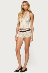 Twyla Polka Dot Stretch Shorts
