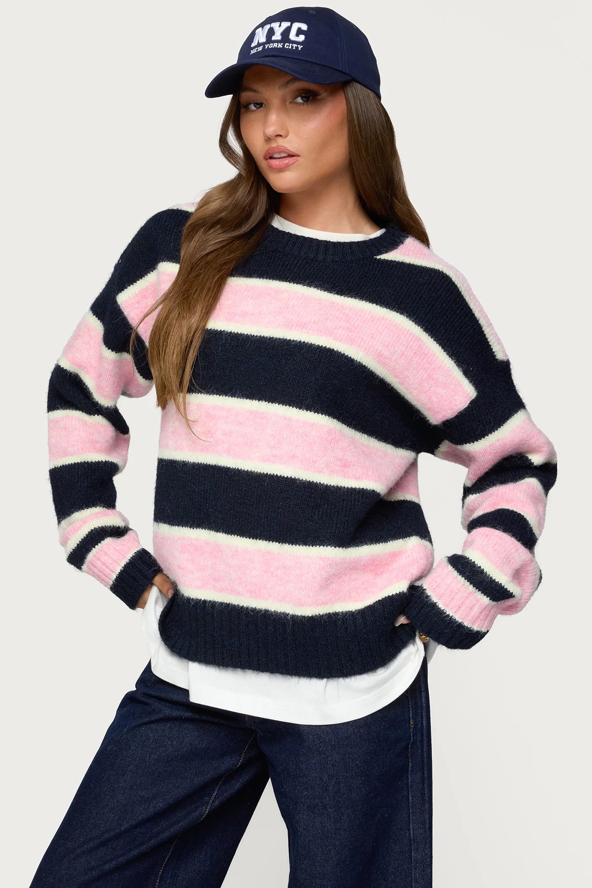 Conrad Striped Knit Sweater