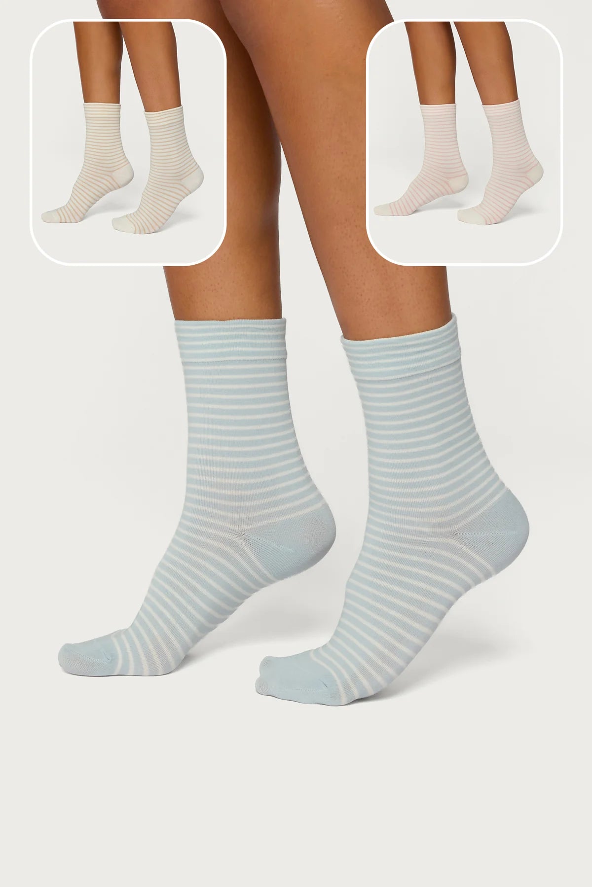 Pack Of 3 Striped Socks