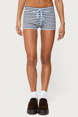 Lillian Striped Knit Shorts
