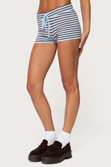 Lillian Striped Knit Shorts