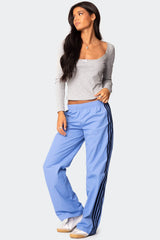 Mora Lace Trim Ribbed T Shirt