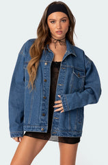 Dalia Oversized Denim Jacket