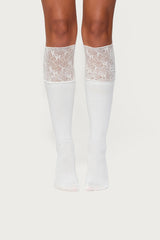 Lacey Layered Knee High Socks