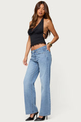 Holly Low Rise Straight Leg Jeans