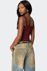 Marcella Wide Strap Corset