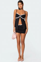 Sorely Split Front Top