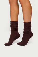 Slouchy Scrunch Socks