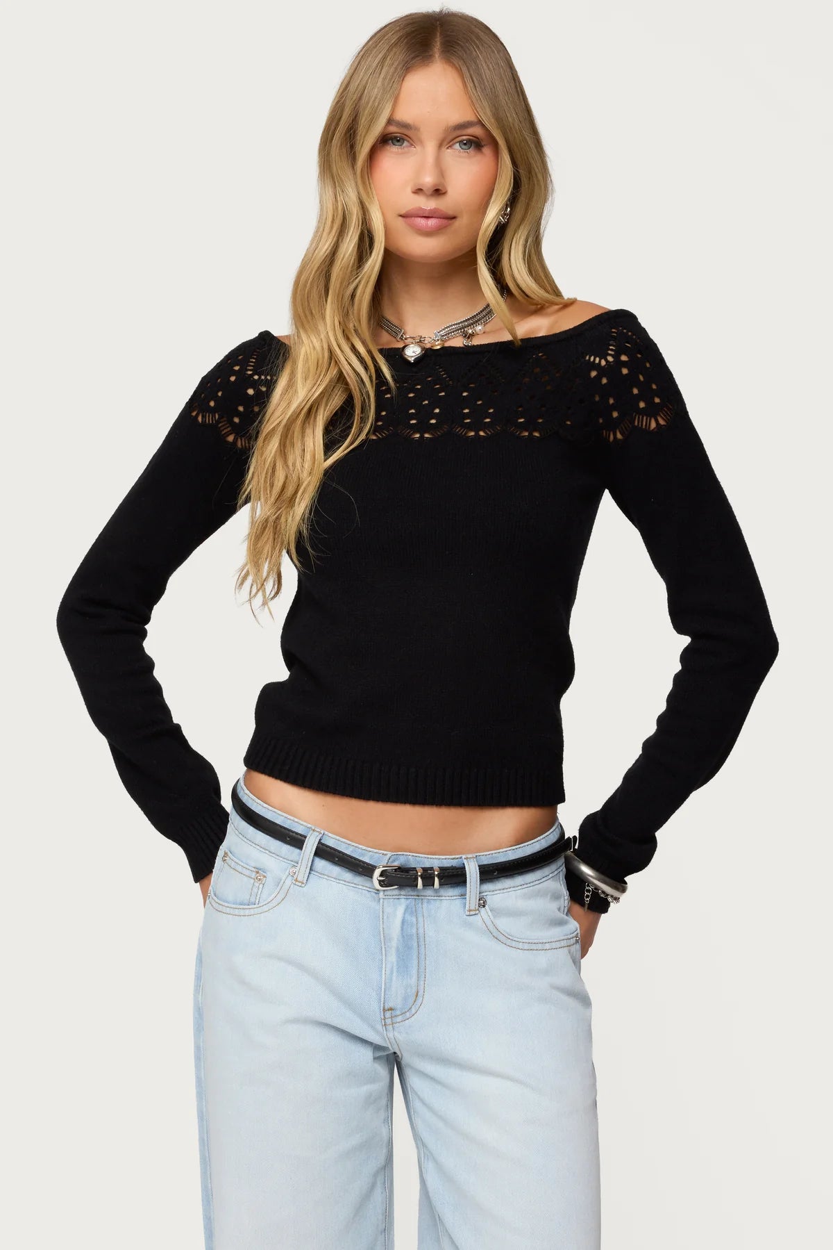 Lillis Boat Neck Knit Top