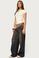 Oliana Ribbed Boat Neck T Shirt