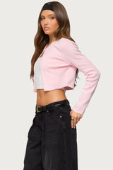 Jayne Split Front Knit Cardigan