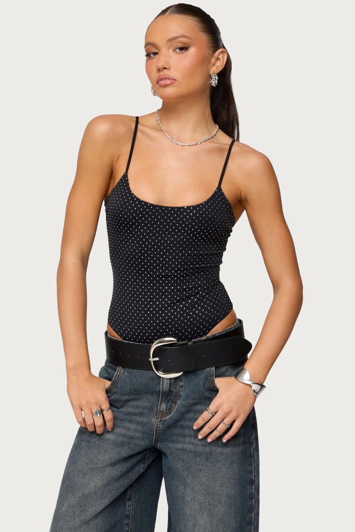 Georgey Rhinestone Bodysuit