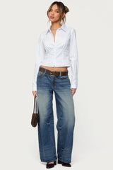 Laurna Tailored Button Up Shirt