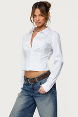 Laurna Tailored Button Up Shirt