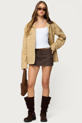 Lorna Pinstripe Mini Skort