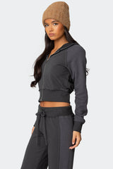 Chandler Waffle Zip Up Hoodie