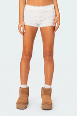 Lucy Ruffled Lace Shorts