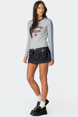 UK Contrast Stripe T Shirt