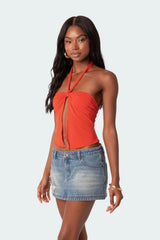 Julia Split Front Top