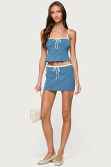 Pheobe Contrast Knit Tank Top