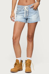 Milla Low Rise Denim Shorts